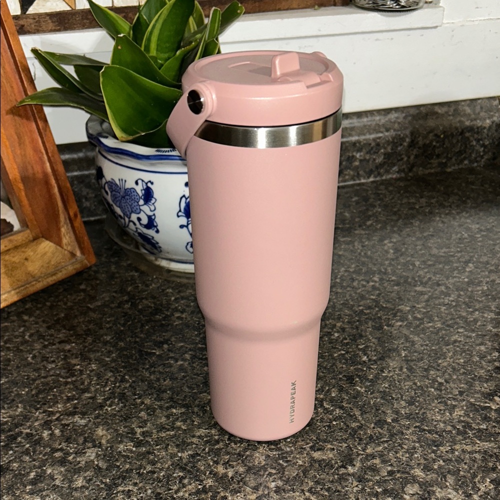 Hydrapeak Pink Stainless Steel Water Bottle